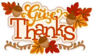 I fall theme phrase - Give Thanks